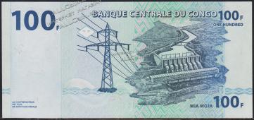 Конго 100 франков 2007г. Р.98 UNC - Конго 100 франков 2007г. Р.98 UNC