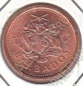 4-105 Барбадос 1 цент 2009 г.  UNC - 4-105 Барбадос 1 цент 2009 г.  UNC
