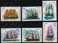 СССР 6 марок 1981 года полная серия №5230-35 MNH** Парусники