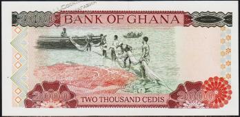 Гана 2.000 седи 1995г. P.30в - UNC - Гана 2.000 седи 1995г. P.30в - UNC