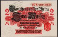 Германия 2 марки 1914г. P.53 UNC