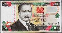Кения 500 шиллингов 2001г. P.39d - UNC