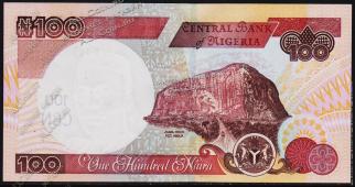 Банкнота Нигерия 100 найра 1999 года. P.28a - UNC - Банкнота Нигерия 100 найра 1999 года. P.28a - UNC