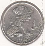 29-117 Бельгия 1 франк 1939г. КМ # 119 никель 4,5гр. 21,5мм 
