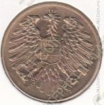 29-178 Австрия 20 грошей 1954г. КМ # 2877 алюминий-бронза 4,5гр. 22мм