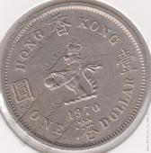 19-35 Гонконг 1 доллар 1970г. KM# 31.1 медно-никелевая 29,8 мм - 19-35 Гонконг 1 доллар 1970г. KM# 31.1 медно-никелевая 29,8 мм