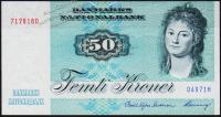 Банкнота Дания 50 крон 1972(97г.) P.50n(1) -АUNC