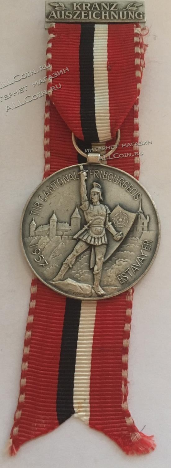 #170 Швейцария спорт Медаль Знаки  