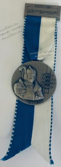 #477 Швейцария спорт Медаль Знаки.