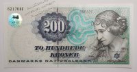 Банкнота Дания 200 крон 2005 года. P.62d(В8) - UNC 
