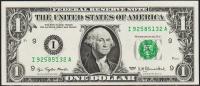 Банкнота США 1 доллар 1977 года. Р.462а - UNC "I" I-A