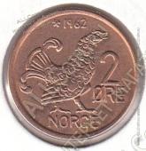 4-137 Норвегия 2 эре 1962 г. KM# 410 Бронза 4,0 гр. 21,0 мм. - 4-137 Норвегия 2 эре 1962 г. KM# 410 Бронза 4,0 гр. 21,0 мм.