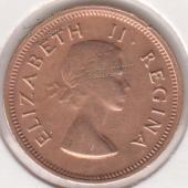 15-64 Южная Африка 1/4 пенни 1956г. бронза - 15-64 Южная Африка 1/4 пенни 1956г. бронза