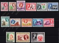 Южная Родезия 14 марок п/с 1953г. SG.78-91** Фауна (1-9)