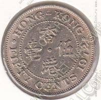 24-146 Гонконг 50 центов 1972г. КМ # 34 медно-никелевая 5,0гр. 23,5мм