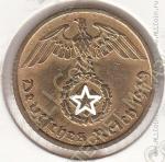21-23 Германия 10 рейхспфеннигов 1939г. КМ # 92 F алюминий-бронза 4,0гр. 21мм