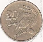 34-95 Кипр 20 центов 1988г. КМ # 57.2 никель-латунь 7,75гр. 27,25мм