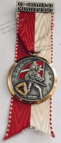#410 Швейцария спорт Медаль Знаки. Групповой чемпионат в округе Ури. 1961 год.