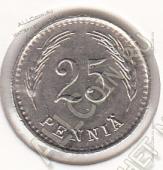 3-140 Финляндия 25 пенни 1939 г. KM# 25 Медь-Никель 1,27 гр. 16,0 мм.  - 3-140 Финляндия 25 пенни 1939 г. KM# 25 Медь-Никель 1,27 гр. 16,0 мм. 