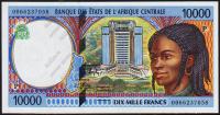 Чад 10.000 франков 2000г. P.605P.f - UNC