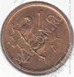 19-74 Южная Африка 1 цент 1981г. КМ # 82 бронза 3,0гр. 19мм