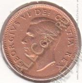 22-144 Канада 1 цент 1951г. КМ # 41 бронза 3,24гр. 19,1мм - 22-144 Канада 1 цент 1951г. КМ # 41 бронза 3,24гр. 19,1мм