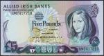 Ирландия Северная 5 фунтов 1990г. P.6в - UNC