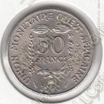 34-9 Западная Африка 50 франков 1980г. KM# 6 медно-никелевая 5,09гр 22,0мм