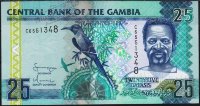 Банкнота Гамбия 25 даласи 2006 года. P.27a - UNC 