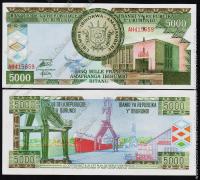 Бурунди 5000 франков 2005г. P.42с - UNC
