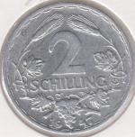 22-9 Австрия 2 шиллинга 1947г. 