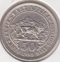 35-132 Восточная Африка 50 центов 1949г.