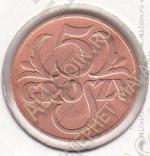 6-168 Польша 5 грошей 1937 г. Y# 10a Бронза 3,0 гр. 20,0 мм. 