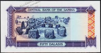 Гамбия 50 даласи 1989-95г. P.15 UNC - Гамбия 50 даласи 1989-95г. P.15 UNC