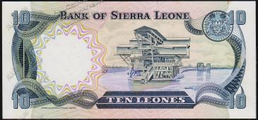 Сьерра-Леоне 10 леоне 1980г. P.13  UNC - Сьерра-Леоне 10 леоне 1980г. P.13  UNC