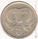 34-97 Кипр 5 центов 1985г. КМ # 55.2 никель-латунь 3,75гр. 22мм