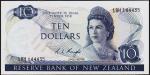 Новая Зеландия 10 долларов 1975-77г. P.166c - UNC-