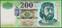 Венгрия 200 форинтов 2001г. P.187а - UNC