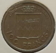 #15-117 Монако 100 франков 1956г. Серебро.UNC - #15-117 Монако 100 франков 1956г. Серебро.UNC