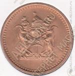 9-54 Родезия  1 цент 1977г. КМ# 10 бронза 4,0гр. 22,5мм