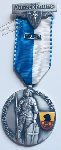 #070 Швейцария спорт Медаль Знаки