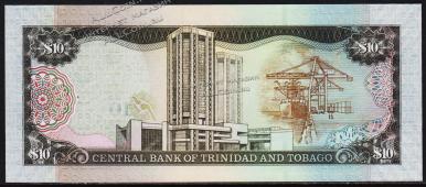 Тринидад и Тобаго 10 долларов 2006(15г.) P.NEW - UNC - Тринидад и Тобаго 10 долларов 2006(15г.) P.NEW - UNC