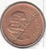 19-72 Южная Африка 1 цент 1969г. КМ # 65.1 бронза 3,0гр. 19мм - 19-72 Южная Африка 1 цент 1969г. КМ # 65.1 бронза 3,0гр. 19мм