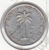 34-11 Руанда-Урунди 1 франк 1959г. КМ # 4 алюминий 1,4гр.