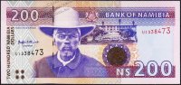 Банкнота Намибия 200 долларов 1996 года. P.10а - UNC