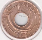 22-20 Восточная Африка 1 цент 1955г. - 22-20 Восточная Африка 1 цент 1955г.