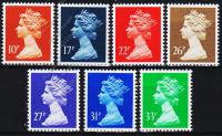Великобритания 7 марок п/с 1990г. Uni #1476-82 MNH OG** (10-34)
