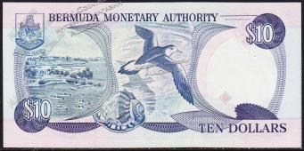 Бермуды 10 долларов 1999г. P.42d - UNC - Бермуды 10 долларов 1999г. P.42d - UNC