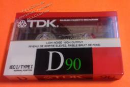 Аудио Кассета TDK D 90 1988г.  / США / - Аудио Кассета TDK D 90 1988г.  / США /