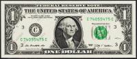 США 1 доллар 2009г. UNC "С" С-С